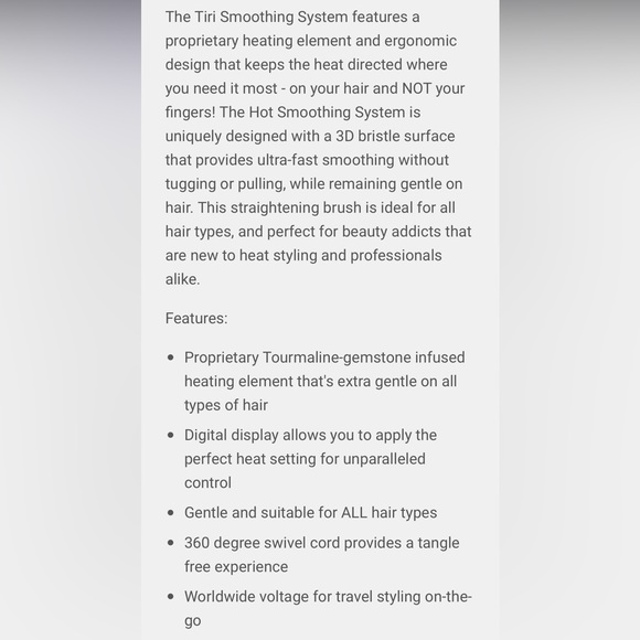 Digital Hot Brush
Smoothing System with Far Infrared
Tech - Boysenberry - Picture 5 of 7